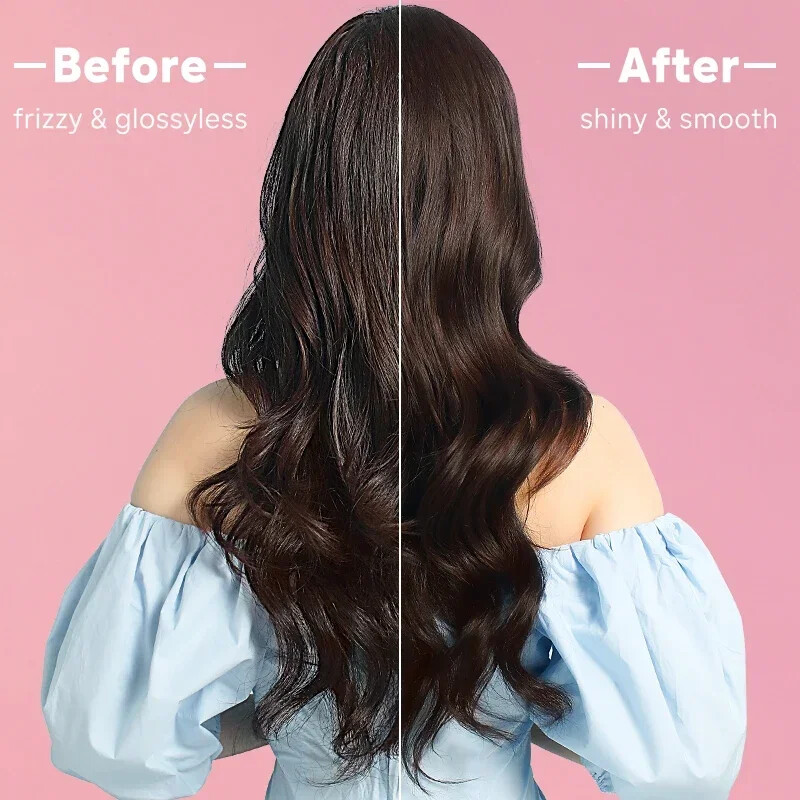 NOVUS 40MM garbanojimo lygintuvas Plaukų garbanojimo lygintuvas 4000W neigiamų jonų keramikinis greitai įkaistantis plaukų suktukas Banginis lygintuvas Big Wand Wave plaukų formuotojas