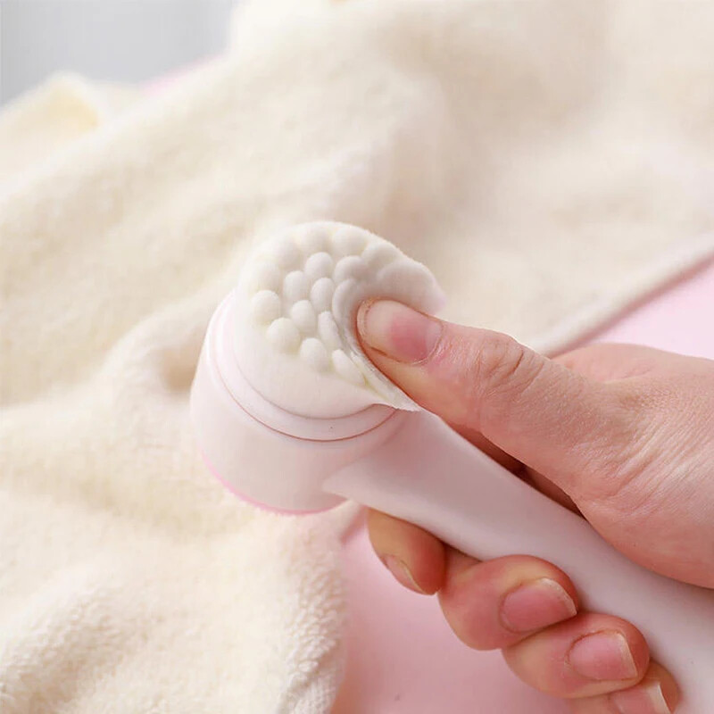 3D dvojitá silikónová čistiaca kefka na tvár, manuálna masážna kefka na tvár s mäkkými štetinami, exfoliátor, obojstranná kefka na umývanie tváre