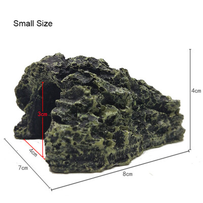 Νέα Διακόσμηση Ενυδρείου Ρητίνη Aquatic Fish Tank Στολίδι Διακόσμηση Τεχνητό ερπετό Terrarium Turtle Αξεσουάρ