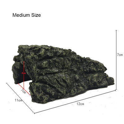 Νέα Διακόσμηση Ενυδρείου Ρητίνη Aquatic Fish Tank Στολίδι Διακόσμηση Τεχνητό ερπετό Terrarium Turtle Αξεσουάρ