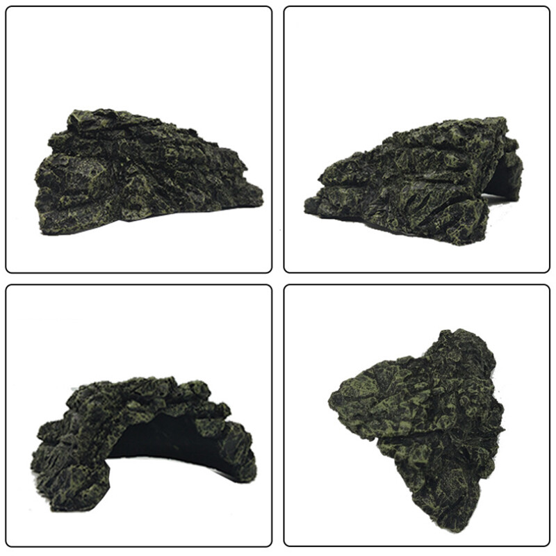 Νέα Διακόσμηση Ενυδρείου Ρητίνη Aquatic Fish Tank Στολίδι Διακόσμηση Τεχνητό ερπετό Terrarium Turtle Αξεσουάρ