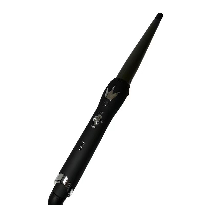 Rizadores De Cabello Curlers Conical Curling Iron Single Tube Ceramic Glaze Pear Flower Cone Electric Hair Curly : 110-240 - V