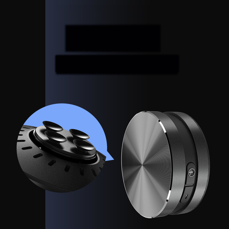 Novi Bone Conduction Bluetooth zvučnik TM001 s metalnom školjkom s vakuumskom čašicom, zvučnik crne tehnologije