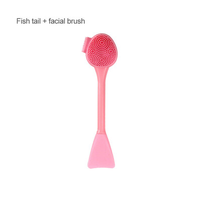 2 az 1-ben szilikon arctisztító kefe Arctisztító eszköz Sármaszk eltávolító kefe Arcmaszk lehúzó sminklemosó kefe