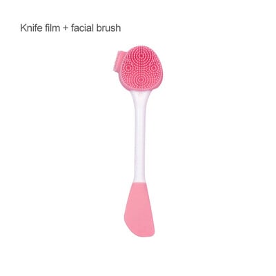 2 az 1-ben szilikon arctisztító kefe Arctisztító eszköz Sármaszk eltávolító kefe Arcmaszk lehúzó sminklemosó kefe