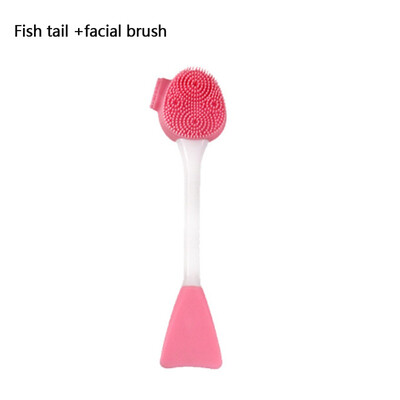 2 az 1-ben szilikon arctisztító kefe Arctisztító eszköz Sármaszk eltávolító kefe Arcmaszk lehúzó sminklemosó kefe