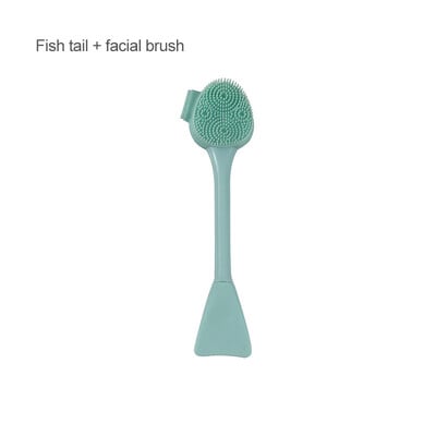 2 az 1-ben szilikon arctisztító kefe Arctisztító eszköz Sármaszk eltávolító kefe Arcmaszk lehúzó sminklemosó kefe