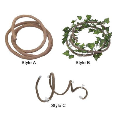 Accesorii pentru rezervor de viță de vie de reptile pentru incintă de reptile pentru alpinism, Jungle Climber Long Vines Habitat Decor pentru gecko leopard