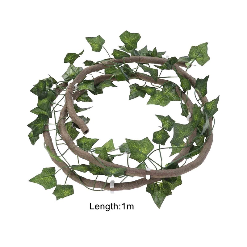 Reptile Vines Tank Accessories for Reptile Enclosur for Climbing, Jungle Climber Long Vines Habitat Decor for Leopard Gecko
