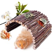 Hideout Climbing Toys, Hermit Crabs, Decor Climbing for Small or Medium Hermit Crab, Bridge Exercise Playing Teeth Care Toy