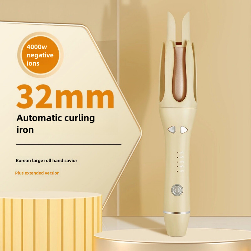 Automata hajsütővas Isten nem bántja a lusta ember haját Elektromosan forgó nagy hullám tartós forma 32 mm-es nagy tekercs