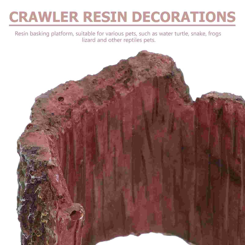 Τρύπα κρυψών ερπετών Θέση καταφύγιο Σπήλαιο Χελώνα Ενδιαίτημα Ρητίνη Δεξαμενή Βάτραχος Terrarium Αξεσουάρ Κρησφύγετο