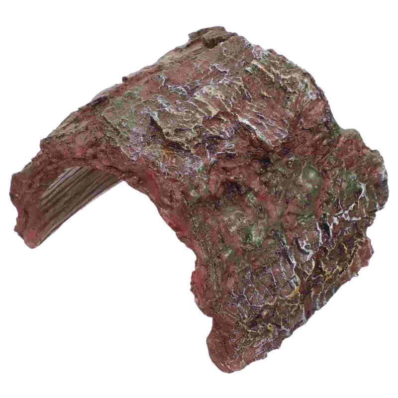 Τρύπα κρυψών ερπετών Θέση καταφύγιο Σπήλαιο Χελώνα Ενδιαίτημα Ρητίνη Δεξαμενή Βάτραχος Terrarium Αξεσουάρ Κρησφύγετο