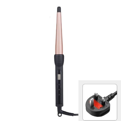 Fer à friser professionalnel en céramique, outils de mise en plis, ondulation des cheveux, cône de fleur de formage, bigoudi élect