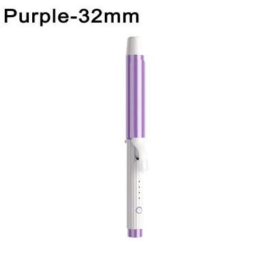 Περιστρεφόμενο σίδερο για μπούκλες 25/28/32 χιλιοστά Μαλλιά για μπούκλες για γυναίκες Επαγγελματικό κεραμικό εργαλείο για μπούκλες ρυθμιζόμενης θερμοκρασίας Εργαλείο styling μαλλιών