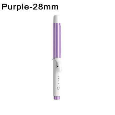 Περιστρεφόμενο σίδερο για μπούκλες 25/28/32 χιλιοστά Μαλλιά για μπούκλες για γυναίκες Επαγγελματικό κεραμικό εργαλείο για μπούκλες ρυθμιζόμενης θερμοκρασίας Εργαλείο styling μαλλιών