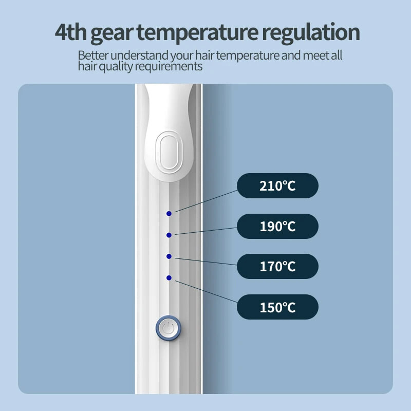 Περιστρεφόμενο σίδερο για μπούκλες 25/28/32 χιλιοστά Μαλλιά για μπούκλες για γυναίκες Επαγγελματικό κεραμικό εργαλείο για μπούκλες ρυθμιζόμενης θερμοκρασίας Εργαλείο styling μαλλιών