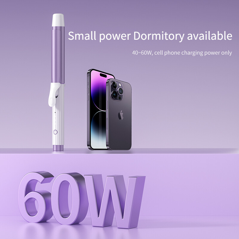 Περιστρεφόμενο σίδερο για μπούκλες 25/28/32 χιλιοστά Μαλλιά για μπούκλες για γυναίκες Επαγγελματικό κεραμικό εργαλείο για μπούκλες ρυθμιζόμενης θερμοκρασίας Εργαλείο styling μαλλιών