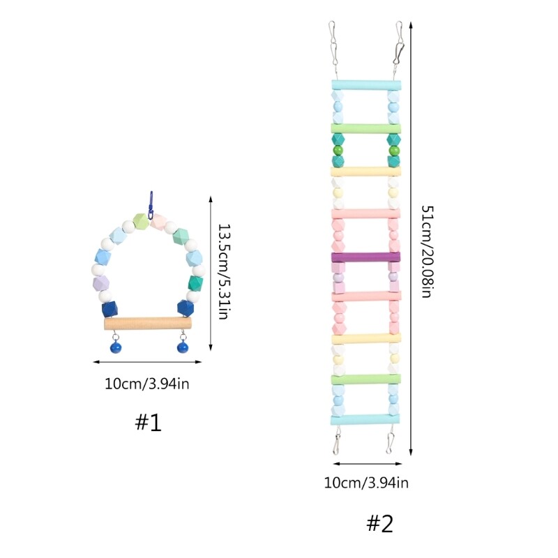 Paraketai Ešeriai Paukščių narvelio kopėčios Žaislas Papūgos Sūpynės Žaislas Paukščių narvelis Žaidimų stovas Papūgėlytės Kabantys kopėčios narvas kramtomasis žaislas