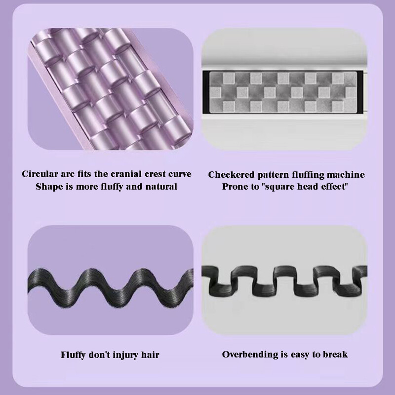 Αφράτο σίδερο για μπούκλες καλαμπόκι γένια πλέγμα περμανάντ νάρθηκας Ηλεκτρική ρίζα μαλλιών Εργαλεία styling μαλλιών με αρνητικό ιόν