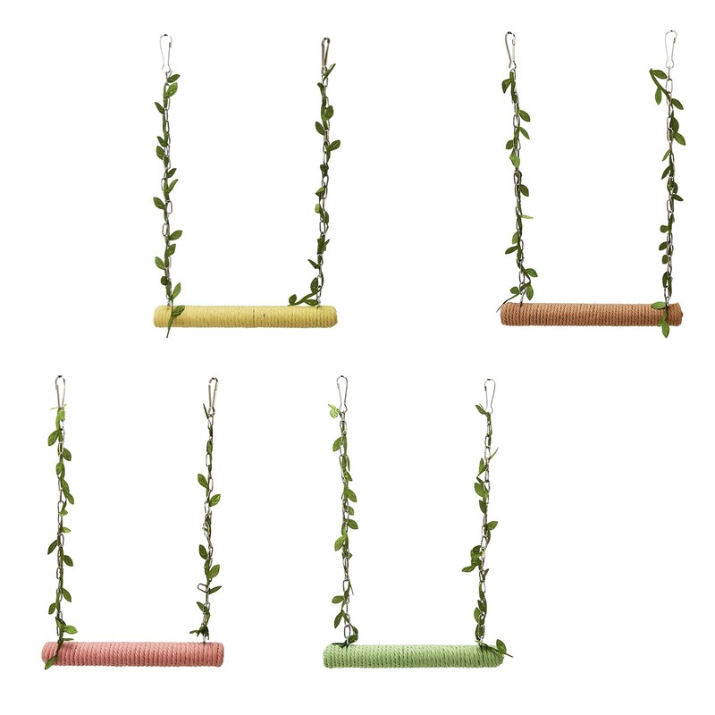 Paukščių papūga ešerys Papūga ešerys žaislas laipiojantis kabantis kramtomas paukščio narvelis Žaislai kabantis paukščiui Hamakas dideliam papūgos papūgos ara kanarėlė