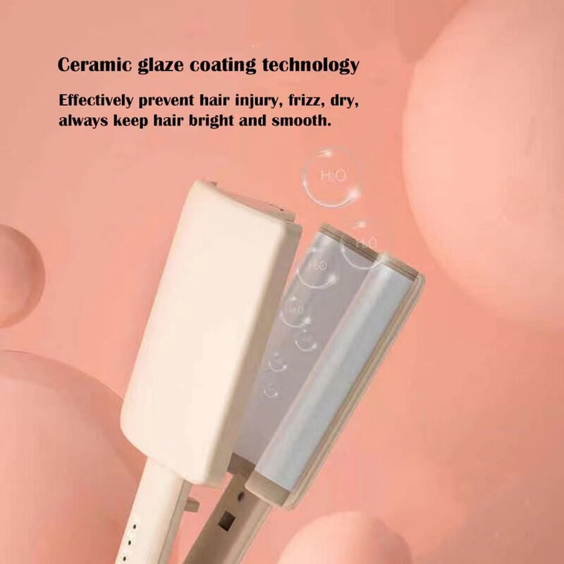 Σίδερα για μπούκλες ρολά αυγών 26mm Κεραμικό ψαλίδι για μπούκλες για παραλία Waves Εργαλεία styling μαλλιών Crimper Waver