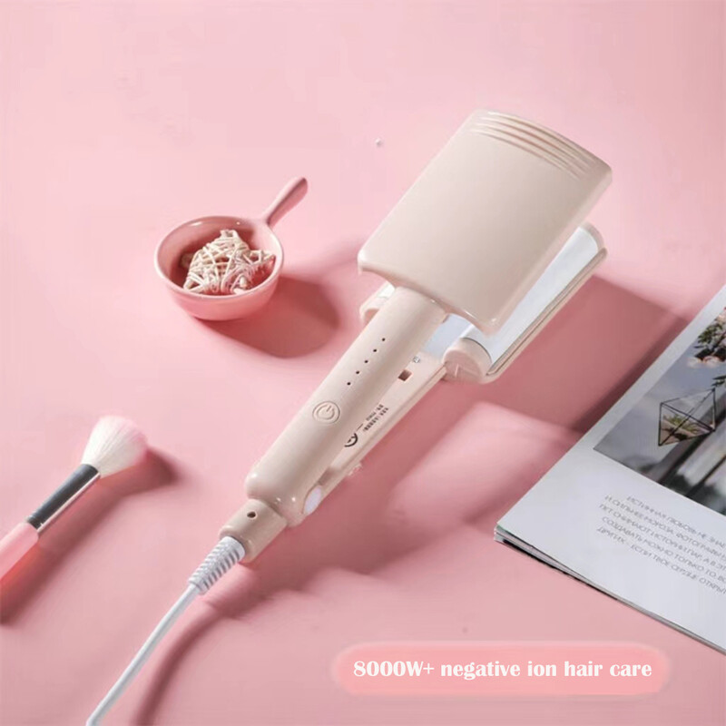 Σίδερα για μπούκλες ρολά αυγών 26mm Κεραμικό ψαλίδι για μπούκλες για παραλία Waves Εργαλεία styling μαλλιών Crimper Waver