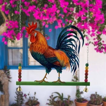 Chicken Swing Chicken Toy Chicken Toys For Hens Bird Parrot Macaw Hens Swing Ladder For Hens Bird Parrot Training