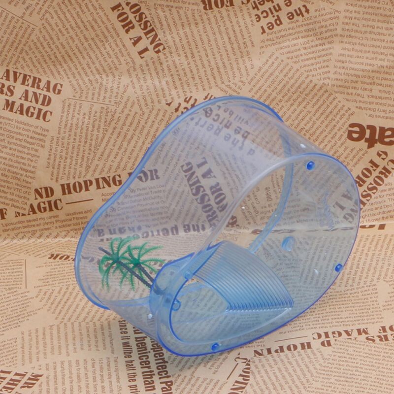 D0AD ketrec Kicsi műanyag teknősök élőhelye, fedél nélkül átlátszó test