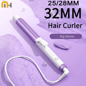 Kulma na vlasy s veľkým objemom, nepoškodzuje vlasy, trvalá, negatívne ióny 32 mm, ofina, trvalá úprava, elektrická kulma