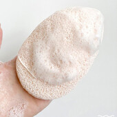 1 ks exfoliačný čistiaci prostriedok na tvár, hubka na hlboké odstránenie, čierna čelenka, kozmetické špongie, nástroj na čistenie tváre
