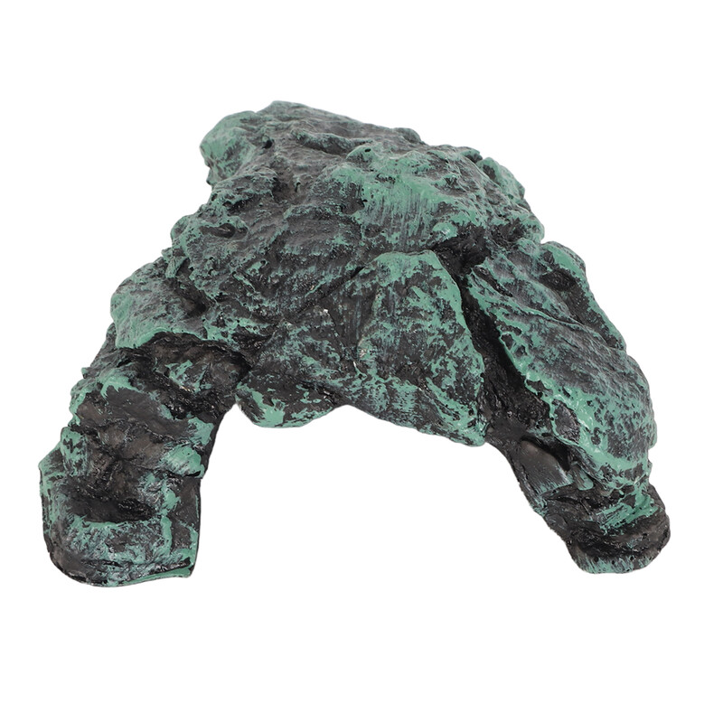 Reptile Rock Hide Barlang szimuláció Reális, biztonságos, kényelmes gyanta szikla búvóhely terrárium dekorációhoz