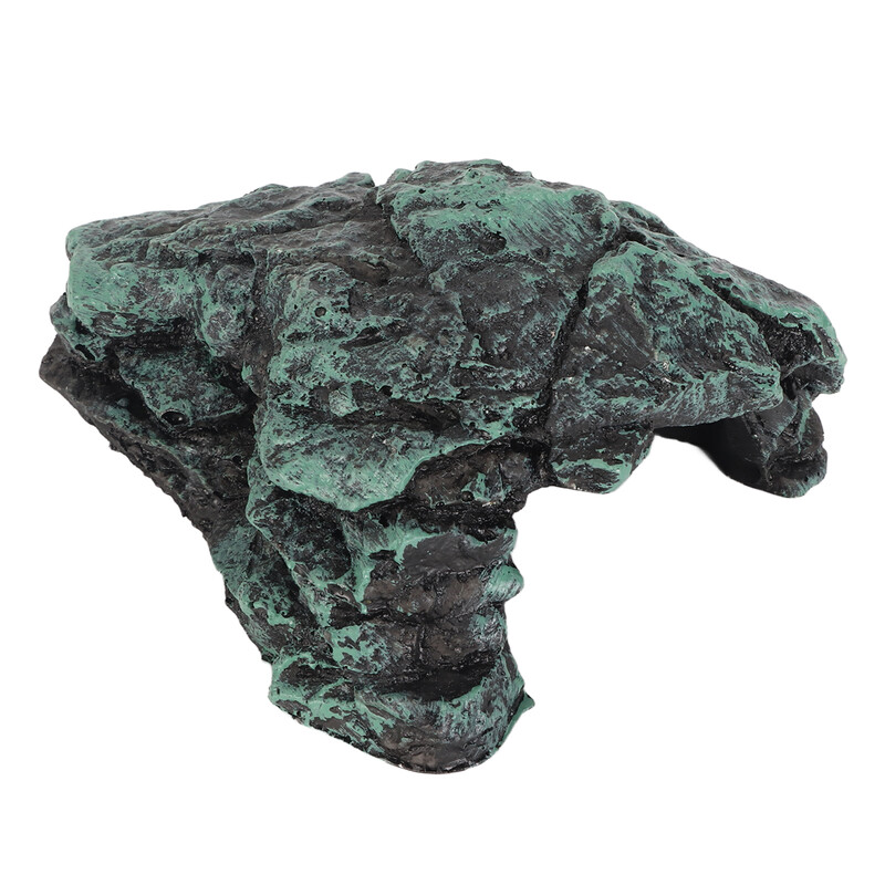 Reptile Rock Hide Barlang szimuláció Reális, biztonságos, kényelmes gyanta szikla búvóhely terrárium dekorációhoz