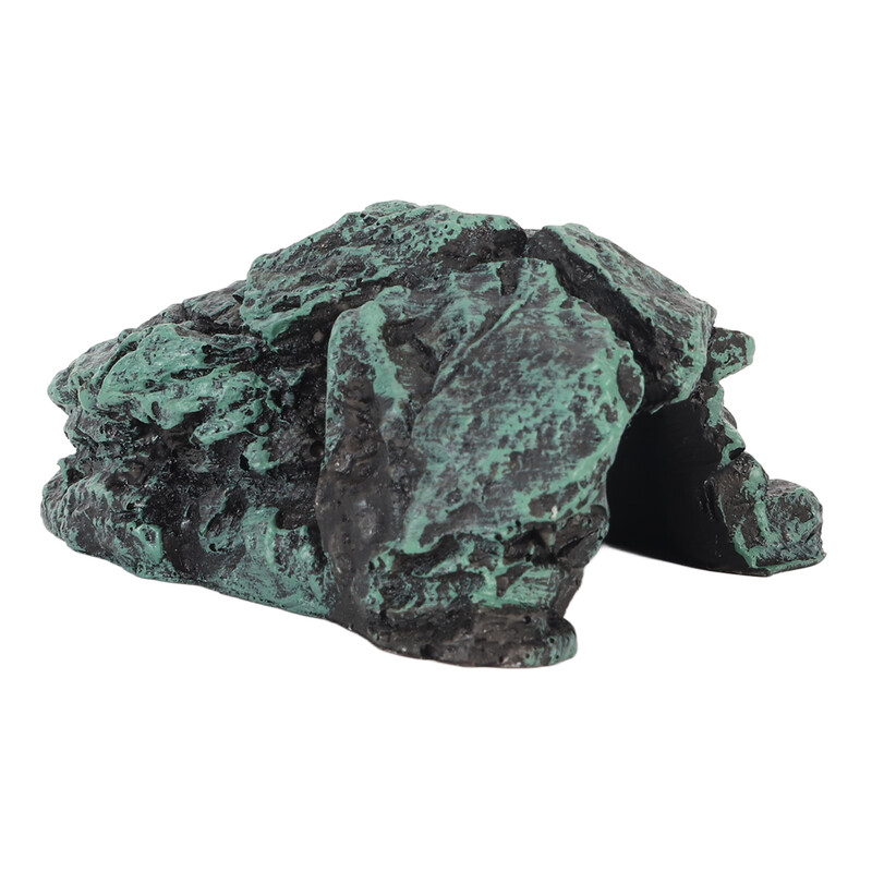 Reptile Rock Hide Barlang szimuláció Reális, biztonságos, kényelmes gyanta szikla búvóhely terrárium dekorációhoz