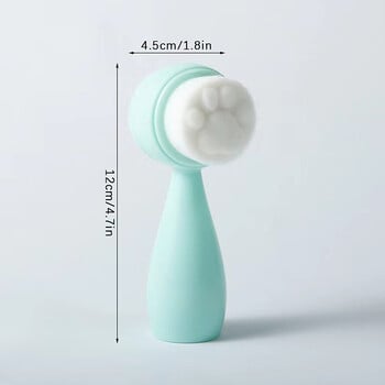 Silica Gel Facial Brush Βούρτσα καθαρισμού προσώπου για μαύρα στίγματα, προϊόν αφαίρεσης πόρων Βούρτσα προσώπου απολεπιστική βούρτσα προσώπου