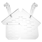 Vėžlių bako platforma roplių kaitinimosi terasos priedas Kabantis laipiojimo rampa, skaidrus akrilas