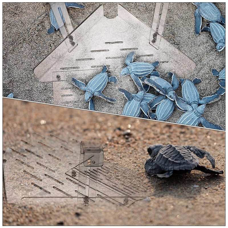 Vėžlių bako platforma roplių kaitinimosi terasos priedas Kabantis laipiojimo rampa, skaidrus akrilas