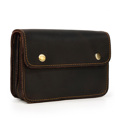 Fanny torbica oko struka Muška prava kožna remen Paketi za stražnjicu i kukove za muškarce Mini kutija za više telefona Novčanik i torbica Vanjska torbica za novčiće