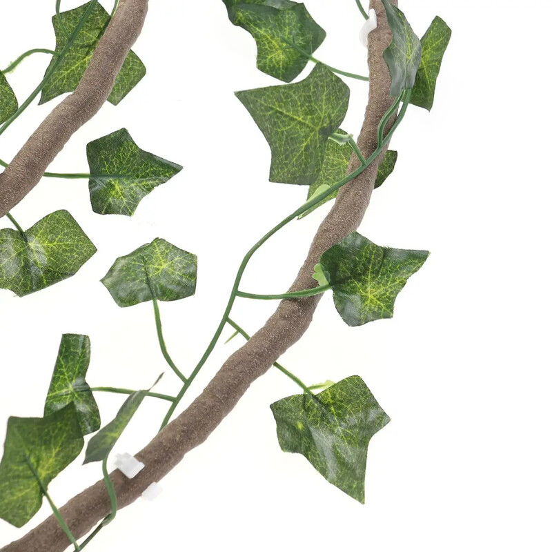 Παιχνίδια αναρρίχησης ερπετών Κλαδί αναρρίχησης ερπετών Τεχνητή ξαπλώστρα σαύρας γιρλάντα Fake Vines Rattan Strip for Reptile Reptile Vine