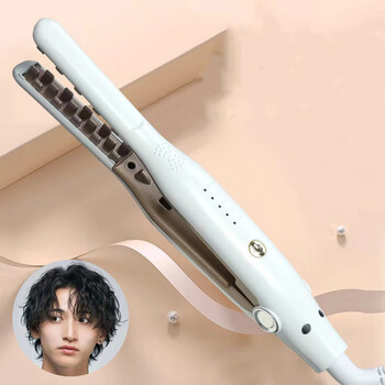 3D Grid Hair Crimper Iron Volumizer Ceramic Professional Hair Fluffy κυματοειδές μπούκλα Επίπεδος σίδηρος Νάρθηκας μαλλιών καλαμποκιού