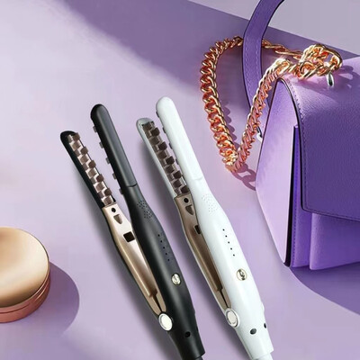 3D tinklelis Hair Crimper Iron Volumizer Keraminiai Profesionalūs Plaukai Pūkuotas gofruotas suktukas Plokščias geležinis kukurūzų plaukų įtvaras