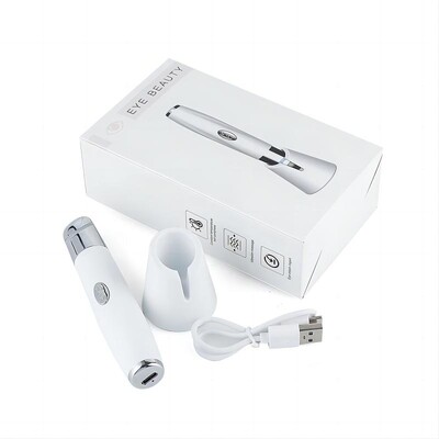 5 viename akių grožio prietaisas veido masažuoklis LED raudonos šviesos terapijos lazdelė, skirta atsipalaiduoti akims tamsiems ratams Akių maišeliai paburkimo odos priežiūros priemonė