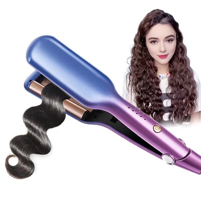 0,6 inchi / 16 mm 3 barili ondulator de păr Beach Waves fier de ondulat ceramică ondulator de păr instrument ondulator cu 5 temperatură reglabilă