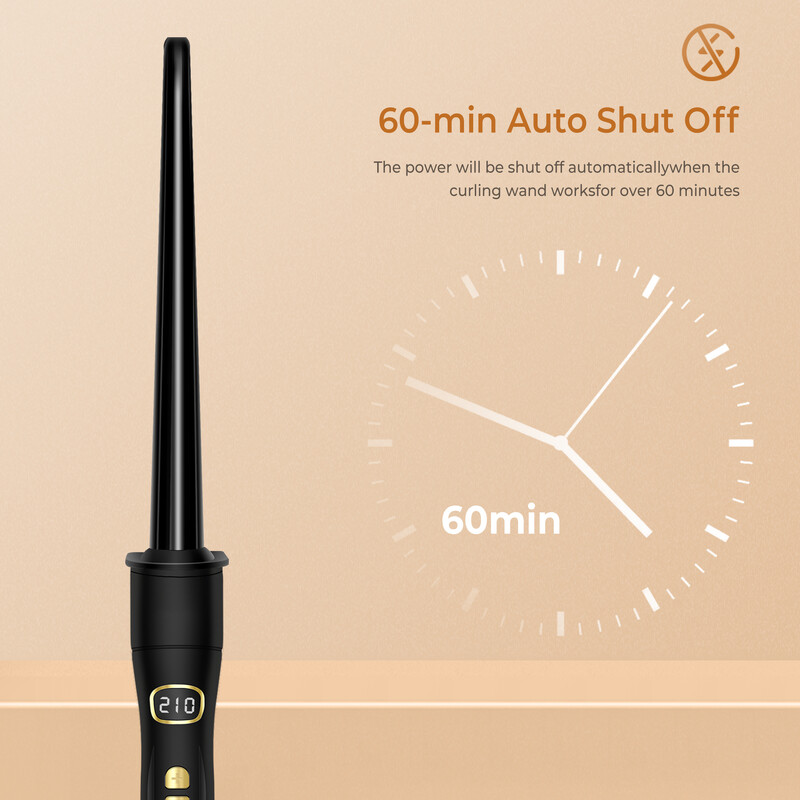 Hajsütővas pálca szett termikus kefe 3 az 1-ben Hajgöndörítő pálcák Cserélhető kerámia hajcsavaró fűtött kefe formázó eszközök