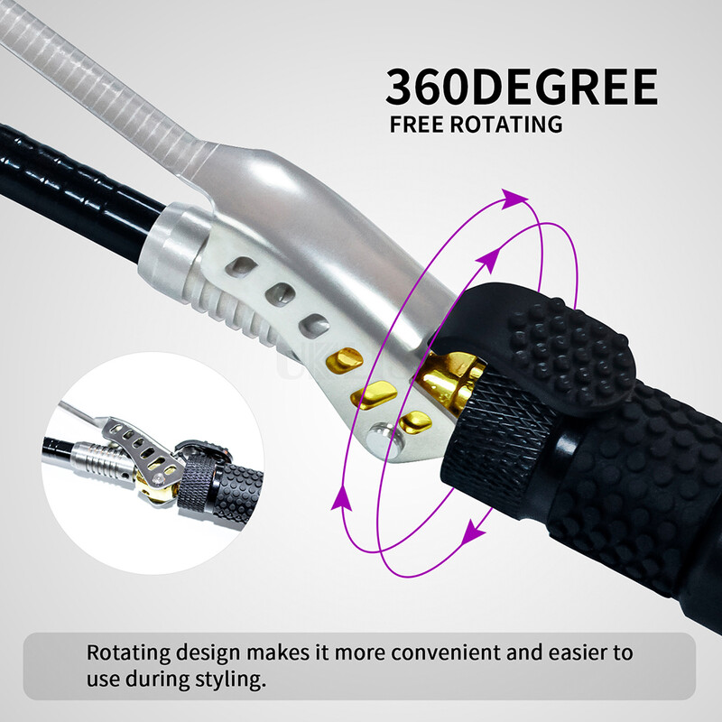 Manji uvijač za kosu 7 mm tanki uvijač za kosu za kratku i dugu kosu Keramički sićušni uvijač za kosu Nabori za kosu Pregla za kosu