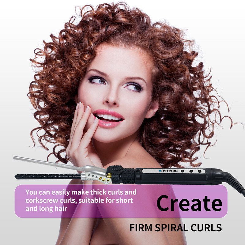 Manji uvijač za kosu 7 mm tanki uvijač za kosu za kratku i dugu kosu Keramički sićušni uvijač za kosu Nabori za kosu Pregla za kosu