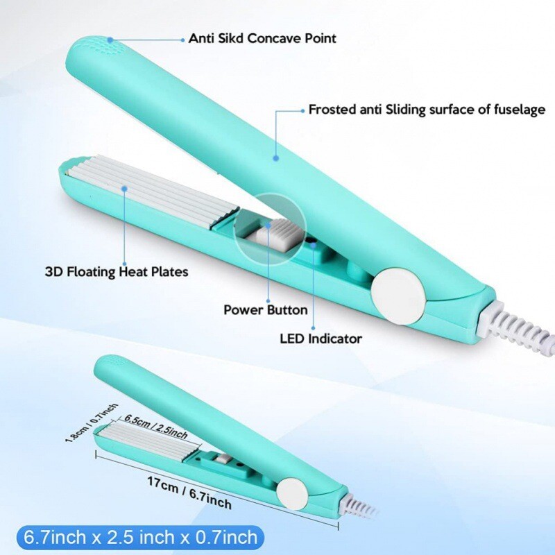 Hotsale gofrēts pūkains matu dzelzs kukurūzas cirtaini viļņu keramikas matu apjomu palielinošs matu sprādziens sievietēm daudzfunkcionāls šinas veidošanas rīks