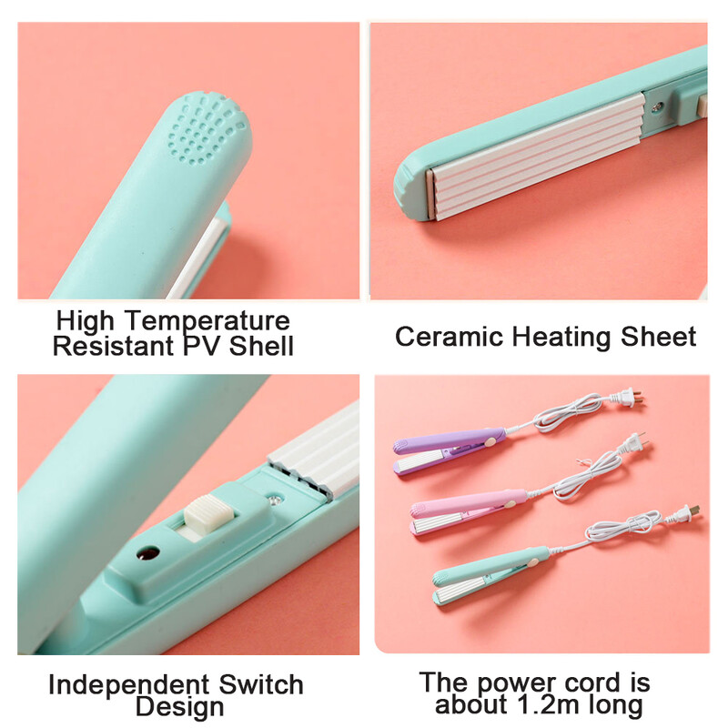 Hotsale gofrēts pūkains matu dzelzs kukurūzas cirtaini viļņu keramikas matu apjomu palielinošs matu sprādziens sievietēm daudzfunkcionāls šinas veidošanas rīks