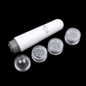 Veido masažo lazdelė, 4 galvutės, mini masažo prietaisas, rašiklis elektrinis akių masažuoklis, tipas, akių priežiūra, veido procedūros, vibruojanti plonos odos priežiūros priemonė