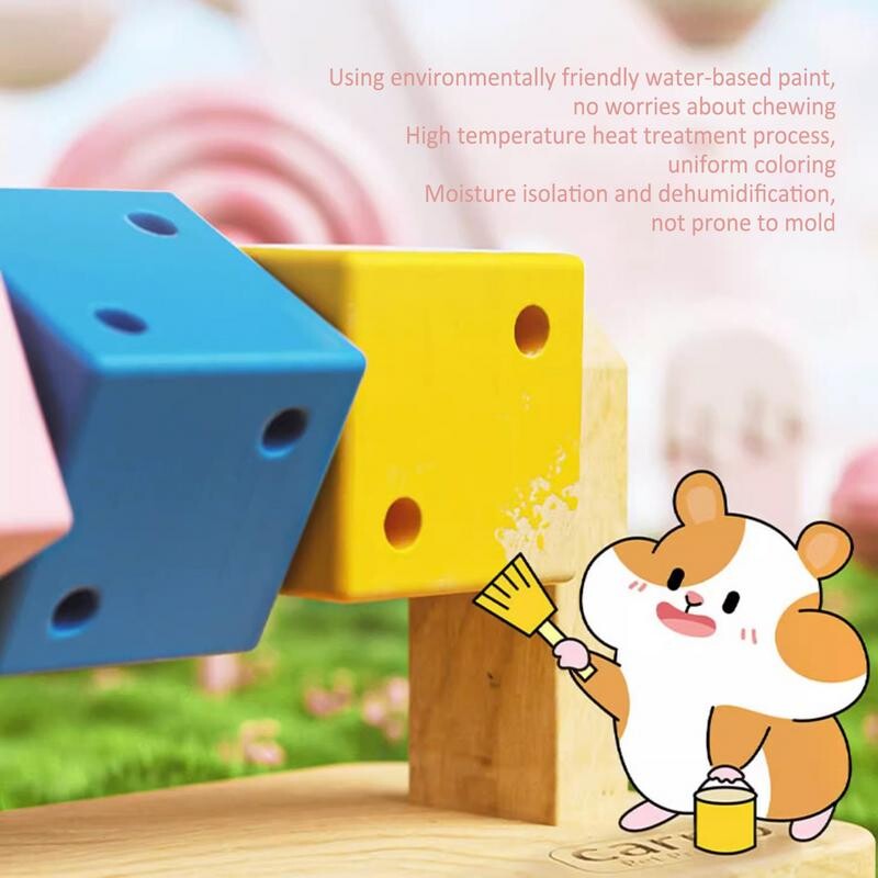 Kāmju košļājamās rotaļlietas Kāmja bagātināšanas rotaļlieta Meistardarbnieciski kodumiem izturīgas jūrascūciņas košļājamās rotaļlietas Sīrijas seskiem ģerbiles trusis